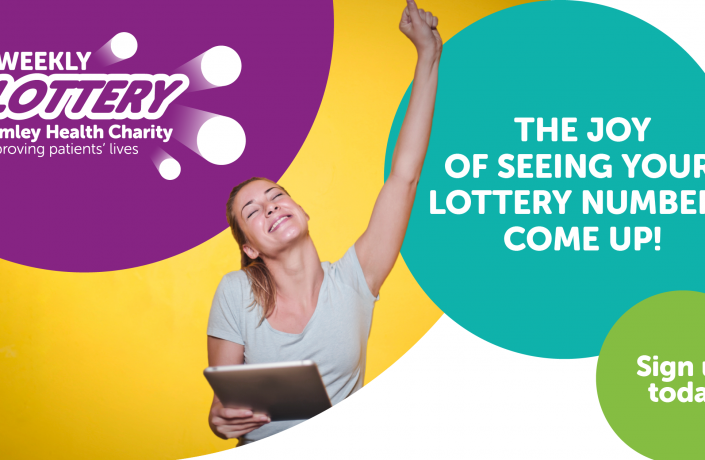 Joy fo seeing your lottery numbers come up!